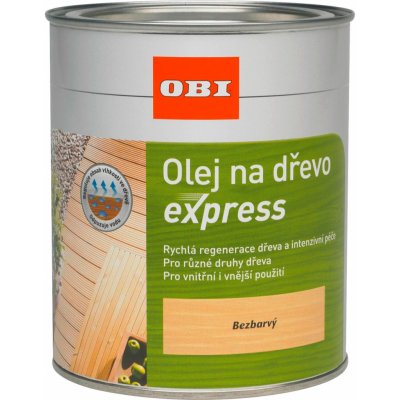 OBI Olej na dřevo Express 0,75 l transparentní