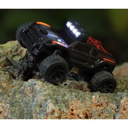 RACING TURBO C81 Off-Road RC Car RTR černá s oranžovým pruhem 1:76