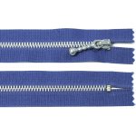 WICO Kovový zip no.3 nerozepínací 16cm královsky modrý (stříbrné zoubky) ozdobný jezdec – Hledejceny.cz