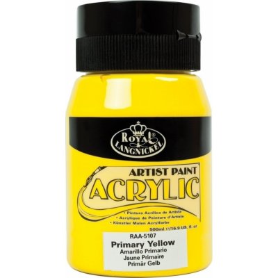 Royal & Langnickel jar akrylová barva primary yellow 500 ml 1 ks – Hledejceny.cz