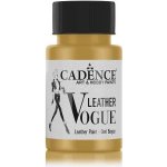 Cadence Metalická barva na kůži Leather Vogue 50 ml zlatá – Hledejceny.cz