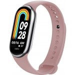 FIXED Silicone Strap pro Xiaomi Mi Band 8, růžový FIXSSTB-1176-PI – Zboží Živě