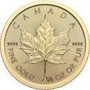 Royal Canadian Mint Zlatá mince Maple Leaf 2024 1/4 oz