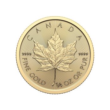 Royal Canadian Mint Zlatá mince Maple Leaf 2024 1/4 oz