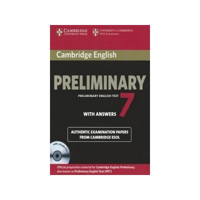 Cambridge Preliminary English Test PET 7 Self-study Pack Student´s Book with answers with Audio CDs 2 – Zbozi.Blesk.cz