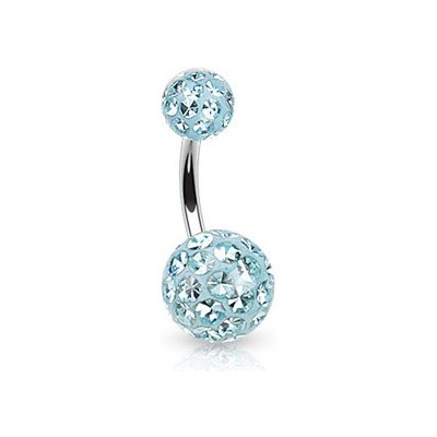 Šperky4U piercing do pupíku zdobený krystaly Swarovski BS01021-C – Sleviste.cz