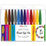 Pentel Brush Sign Pen SES15 Basic 12 ks – Zboží Dáma