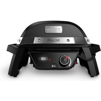 Barbecue elektrický gril Weber PULSE 1000 / 1800 W / poklop / termostat / digitální teploměr / černá