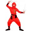 Dětský karnevalový kostým Ninja červený 78015