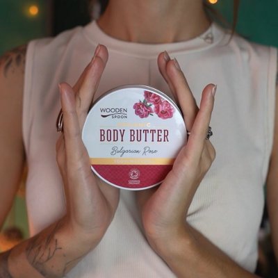 WoodenSpoon tělové máslo Bulharská růže 100 ml – Hledejceny.cz
