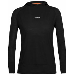 Icebreaker Merino mikina kapuce Wmns Cool Lite LS hoodie Black