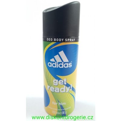 Adidas Get ready! for Him deospray 150 ml – Zboží Mobilmania