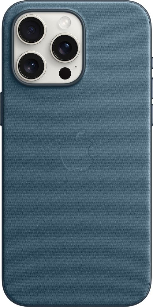 Apple z tkaniny FineWoven s MagSafe na iPhone 15 Pro Max, tichomořsky modré MT4Y3ZM/A
