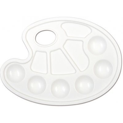 Paleta malířská Stylex plastová /28510 – Zboží Dáma