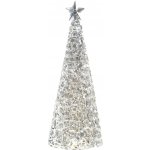 Villeroy & Boch LED světelná dekorace stromeček Glamor, 33 cm, stříbrná 72215 – Hledejceny.cz