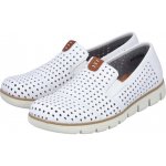 Rieker Dámské polobotky 44077-80 bílé weiss – Zboží Dáma