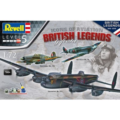 Revell Gift Set plane 05696 100 Years RAF British Legends 1:72 od 1 199 Kč  - Heureka.cz
