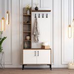 Hanah Home Předsíňová stěna Viyana I ořechbílá – Hledejceny.cz