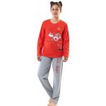 Dívčí pyžamo Merry Christmas Vánoční Sob 1F0777 červené – Zboží Dáma