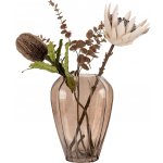 House Nordic Váza skleněná HOUTKA světle hnědá Ø22x29 cm – Hledejceny.cz