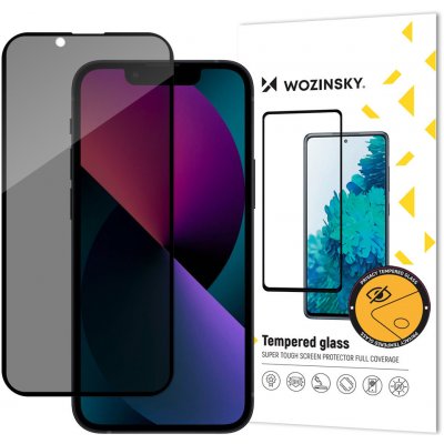 Wozinsky Full Glue tvrzené sklo / Anti SPY filter / iPhone 13 PRO MAX černé 9145576242001 – Zboží Mobilmania
