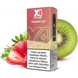 X4 Plus Pod cartridge Strawberry Kiwi 2 ml 20 mg 1ks