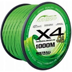 Mistrall šňůra Shiro Braided Line X4 1000m 0,21mm