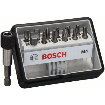 sada bitů šroubovacích Bosch (12+1 dílná Robust Line, M Extra-Hart 2607002566 – Zbozi.Blesk.cz