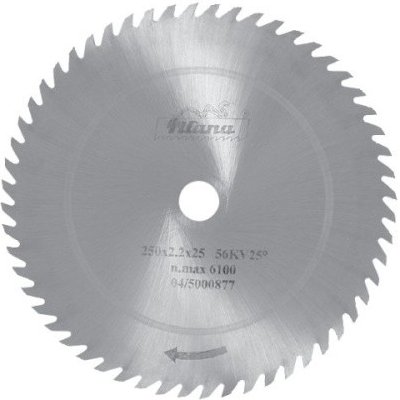 PILANA Kotouč pilový 500x3,5x30mm, 56 zubů, s vlčím ozubením, ČSN5310-56KV25 – Zboží Mobilmania