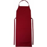 CG Workwear Zástěra Verona s laclem a kapsou 90 x 75 cm třešňová 90 x 75 cm CGW1146 – Hledejceny.cz