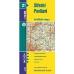 Střední Povltaví turistická mapa 1:100 000 21 – Hledejceny.cz