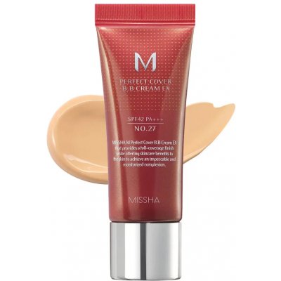 MISSHA M Perfect Cover BB Cream EX BB krém bright beige 27 20 ml – Sleviste.cz