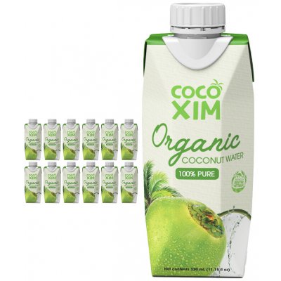 Cocomix BIO Kokosová voda ORGANIC 12 x 330 ml – Hledejceny.cz