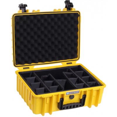 B&W International Outdoor Case type 5000 Padded žlutá 5000/Y/RPD