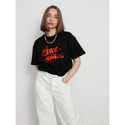 Local Heroes Lh Red Airbrush Oversized black