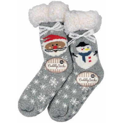 Taubert Dárkově balené vánoční huňaté protiskluzové ponožky