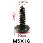Vrut M5x16, balení 0,5kg, cca 250ks – Hledejceny.cz
