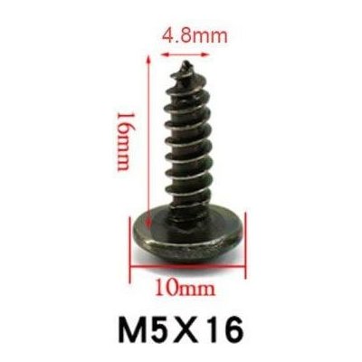 Vrut M5x16, balení 0,5kg, cca 250ks – Hledejceny.cz