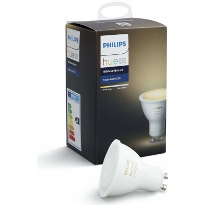 Philips žárovka LED Hue White ambiance GU10 5,5 W – Zboží Mobilmania