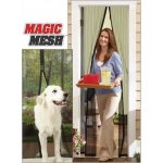 Magic Magnetická síť proti hmyzu do dveří černá mesh 212x50cm – HobbyKompas.cz