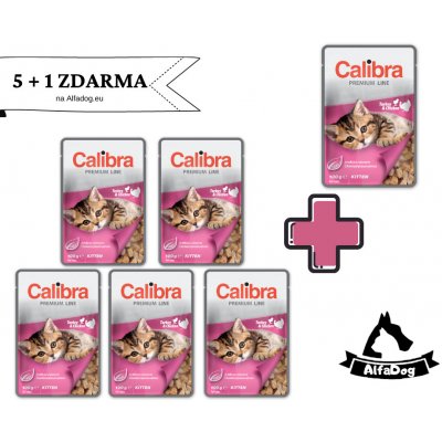 Calibra Premium Kitten Turkey & Chicken 6 x 100 g