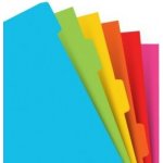 Filofax Náplň, Osobní, krajové výřezy čisté, 6 záložek, mix barev bright – Zboží Mobilmania
