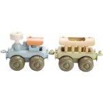 Dantoy BIO plastic sada vláčků 2ks 24m+ – Zboží Dáma