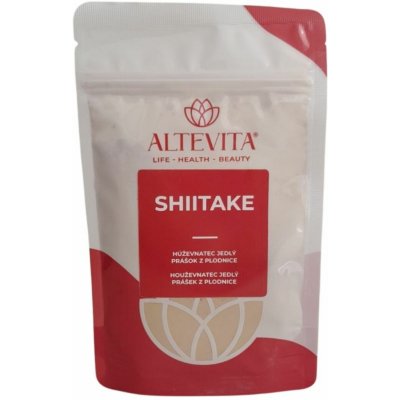ALTEVITA SHIITAKE Vitální houba v prášku 60 g – Hledejceny.cz