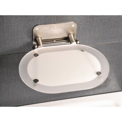 Ravak Chrome sprchové sedátko sklopné 41 x 37,5 cm bílá B8F0000029 – Zboží Dáma