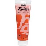 Pébéo Studio Acrylic Akrylová barva 100 ml Iridescent Orange-Yellow 353 – Hledejceny.cz