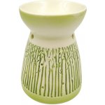 Anděl Přerov Aroma lampa porcelánová se zeleným dekorem 11 cm – Zboží Dáma