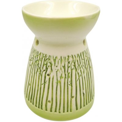 Anděl Přerov Aroma lampa porcelánová se zeleným dekorem 11 cm – Zboží Dáma