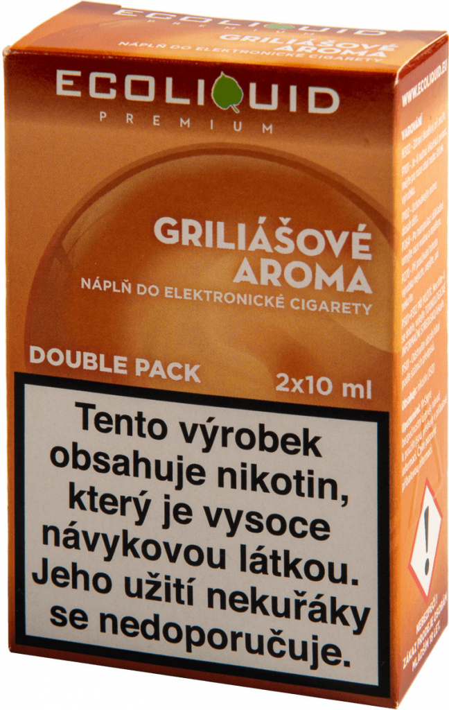 Ecoliquid Premium 2Pack GRILIÁŠOVÁ NÁPLŇ 2 x 10 ml 20 mg od 119 Kč -  Heureka.cz