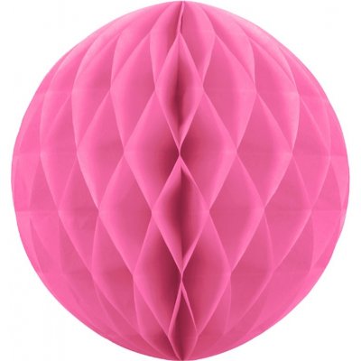 Papírová dekorační koule Honeycomb RŮŽOVÁ 10cm – Zboží Mobilmania